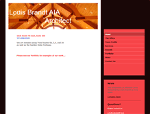Tablet Screenshot of louisbrandtarchitect.com